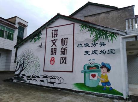 界首墙绘是现在流行的墙体广告