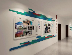 界首企业文化墙用什么材料好?