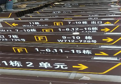 界首广告标识中，常见的几种安装方式。