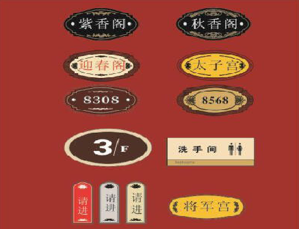 界首门牌设计制作三要素。